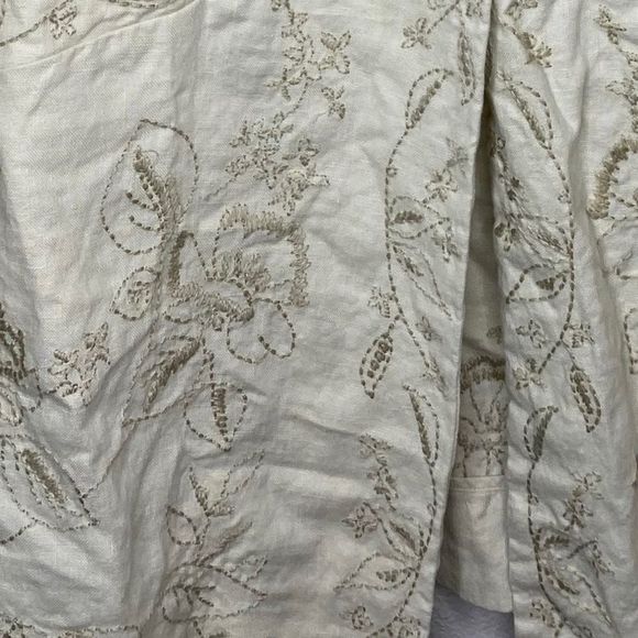 J. Jill Linen Embroidered Blazer - Picture 9 of 9